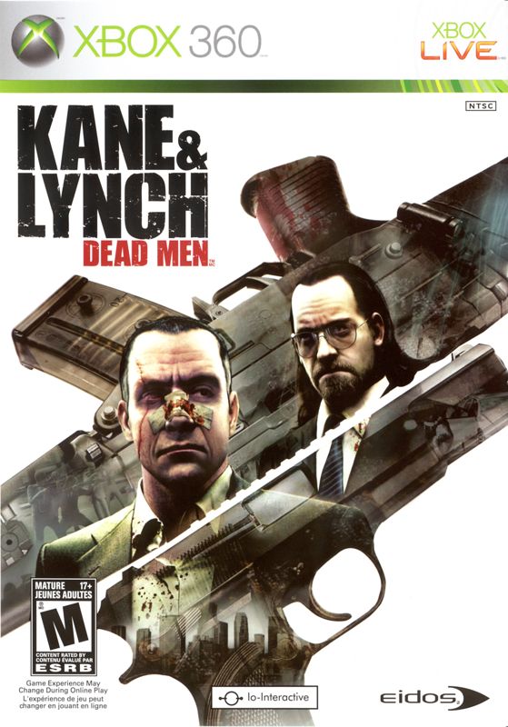 Kane & Lynch: Dead Men box art for Xbox 360